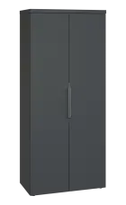 SISR 5 - 81 šatní skříň, 2-dveřová, výsuvné ramínko, 1820x800x400, antracit